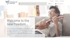 Desktop Screenshot of freedom55financial.com