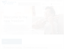 Tablet Screenshot of freedom55financial.com